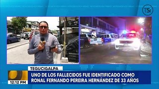 Matan a dos hombres en restaurante del centro de Tegucigalpa