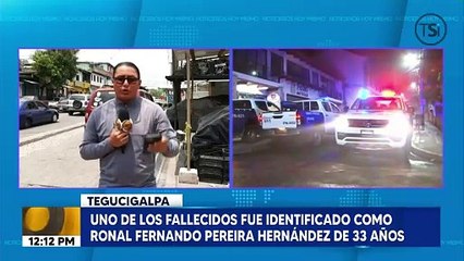 Matan a dos hombres en restaurante del centro de Tegucigalpa