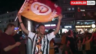 Galatasaray Şampiyonluğunu Kutladı, Beşiktaşlı Taraftar da Katıldı