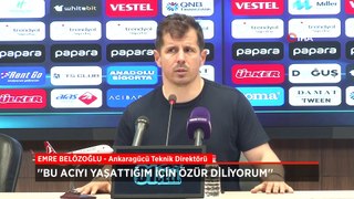 Emre Belözoğlu: Bu acıyı yaşattığım için özür diliyorum