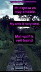 17. Aprende a decir en Ingles: My wife is very kind.