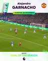 Un gol de Garnacho fue elegido como el mejor de la temporada en la Premier League