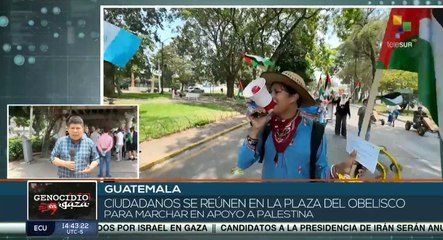 Guatemala se movilizó en apoyo a la causa Palestina