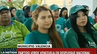 Carabobo | Partido Verde de Venezuela se despliega a nivel nacional en apoyo al Pdte. Nicolás Maduro