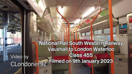South Western Railway - Vauxhall to London Waterloo - January 2023