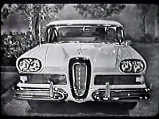1958 Ford Edsel automobile TV commercial