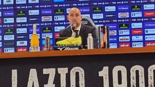 Lazio-Sassuolo 1-1, la conferenza di Tudor