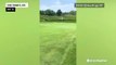 Lightning makes its mark on Ohio golf course, literally!