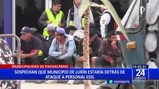 ¡Disturbios en Pachacámac!: Turba agrede a serenos y fiscalizadores municipales