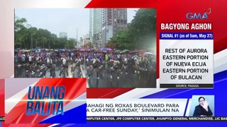 Pagsara ng bahagi ng Roxas Boulevard para sa 'Move Manila Car-free Sunday,' sinimulan na | Unang Balita