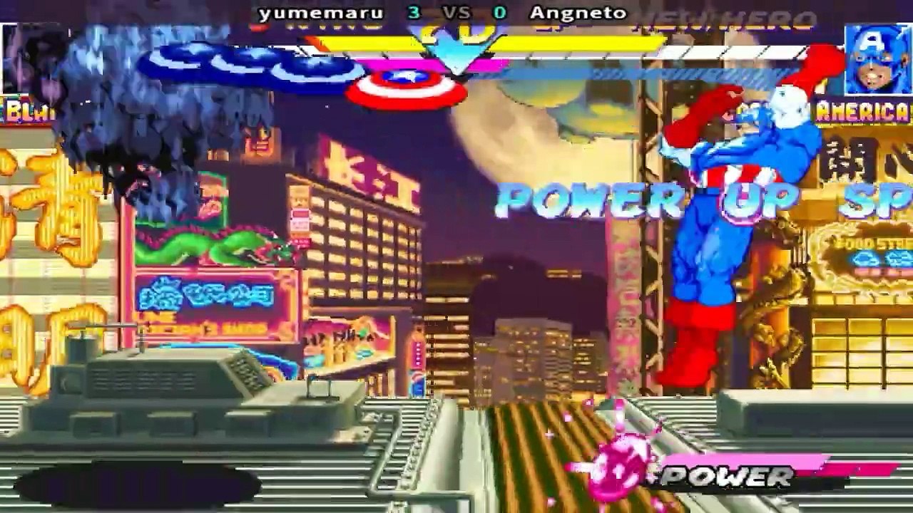 Marvel Super Heroes - yumemaru vs Angneto