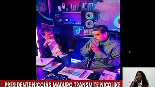 Presidente Nicolás Maduro da inicio al NicoLike en su cuenta de TikTok
