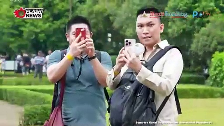 Presiden Jokowi Kunjungi Candi Borobudur Sambil Berakhir Pekan Bersama Keluarga