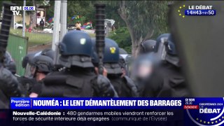 Nouvelle-Calédonie: à Kaméré, au nord de Nouméa, les barrages se démantèlent lentement