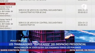 ¡Exclusivo! Trabajadores “duplicados” del Despacho Presidencial: medio millón de soles extra que pagamos todos los peruanos
