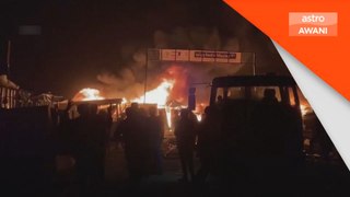 Kebakaran tercetus di Rafah susulan serangan udara Israel