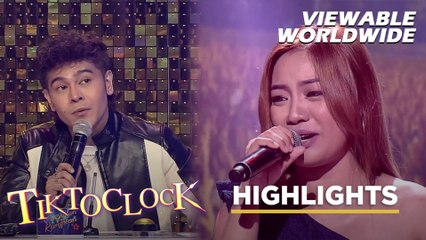 TiktoClock: Carl Guevarra, na-intimidate sa pag-awit ni Jenneth Piamonte!
