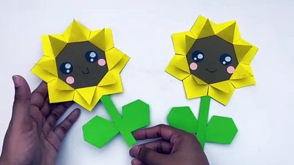 Paper Flower Craft / How to Make Flower With Paper At Home / Paper Craft / Easy Paper Flower