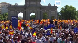 Spanish Popular Party launches EU election campaign with thousands gathered in Madrid