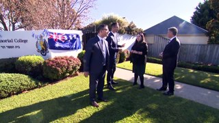Deputy Prime Minister visits Melbourne Jewish School in show of support after vandalism