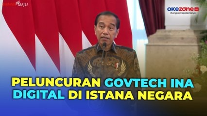 Presiden Jokowi Luncurkan Govtech Indonesia Bernama INA Digital di Istana Negara Hari Ini