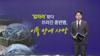 규정에 부합하지 않는 '얼차려' 정황 [앵커리포트] / YTN