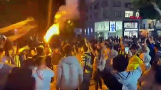 Bağdar Caddesi'nde Galatasaraylı taraftarlara saldırı