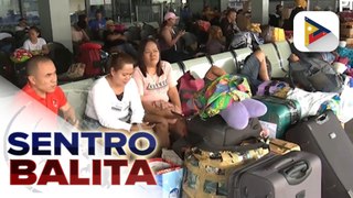 Ilang pasahero sa Manila North Port, stranded matapos kanselahin ang mga biyahe dahil sa Bagyong Aghon