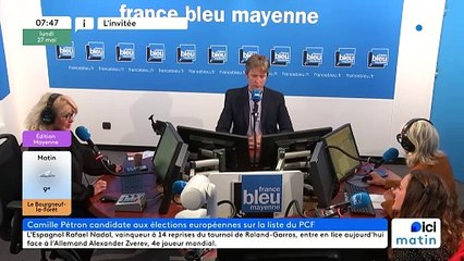 Camille Pétron, élue communiste mayennaise, candidate aux Européennes