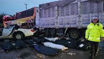 Mersin'de zincirleme kaza: Ölenlerin kimlikleri belli oldu