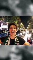 Panathinaikos AKTOR taraftarları Atina'da THY Avrupa Ligi zaferini kutladı