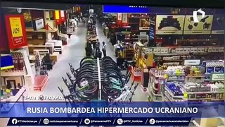 Ucrania: al menos 16 muertos tras bombardeo ruso a hipermercado