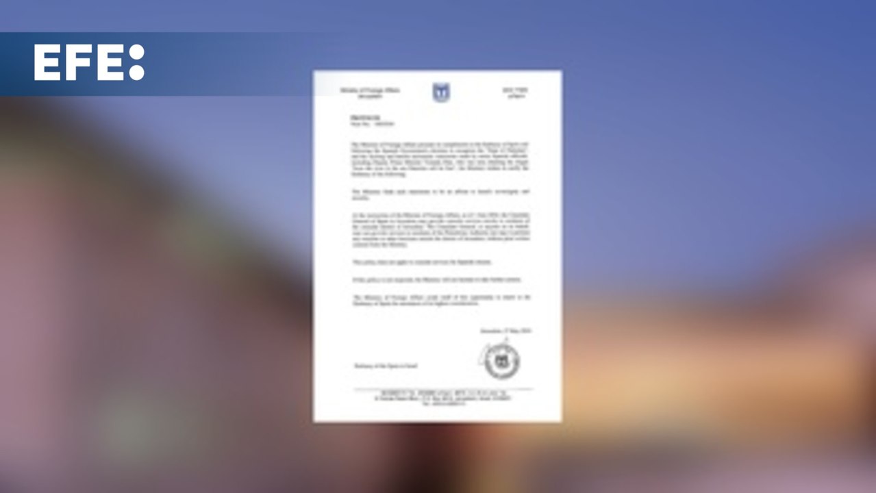 Israel prohíbe a España prestar servicios consulares a palestinos de Cisjordania