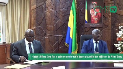 [#Reportage] Gabon : Ndong Sima fait le point du dossier sur le déguerpissement des habitants de Pleine Orety
