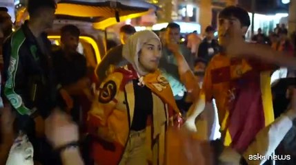Turchia, una notte di festa per i tifosi del Galatasaray
