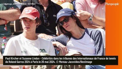 PHOTOS Roland Garros : Karin Viard brûlante de passion pour son mari dans les tribunes avec plusieurs "fils et fille de"