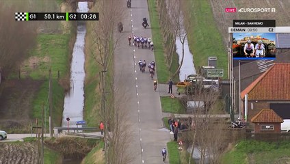 L'effort monstrueux de De Lie pour "sauter" d'un éventail à l'autre