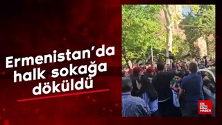 Ermenistan'da halk sokağa döküldü