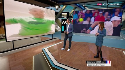 Huet, coach de Cazaux : "J'ai dit à Arthur qu’il avait désormais le niveau pour taper les tops 10"