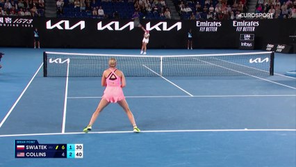 Swiatek a entrevu l'élimination face à une Collins dans la zone : le résumé
