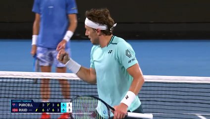 A l'image de ce match dingue : les temps forts du super tie-break entre Ruud et Purcell