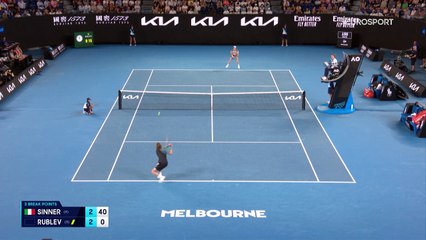 Sinner n'a toujours pas perdu un set : son succès face à Rublev