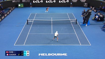 Cazaux est chaud : la preuve avec ce coup droit sauté