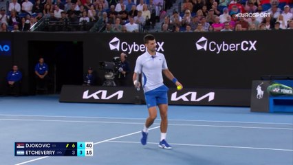 Enfin un match plein pour Djokovic : le résumé de son succès contre Etcheverry
