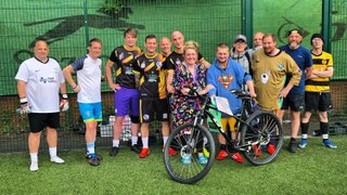 Preston man has bike gifted to him by football team after his previous bike has been stolen