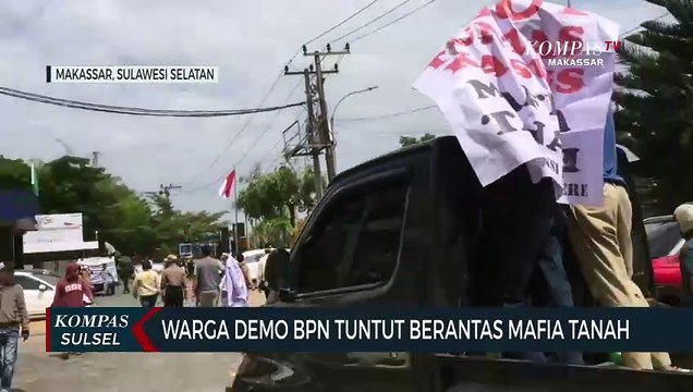 Warga Demo BPN Tuntut Berantas Mafia Tanah
