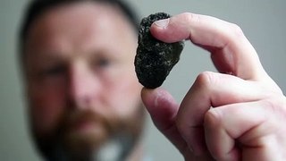 Homeowner finds 'meteorite' after seeing green light in the sky