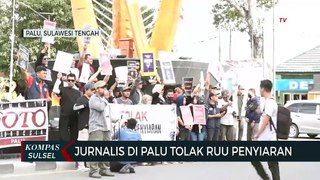 Jurnalis Di Palu Tolak RUU Penyiaran