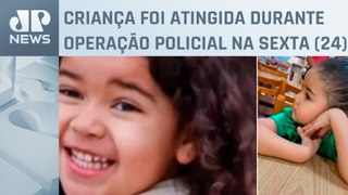 Menina de 7 anos baleada em Duque de Caxias (RJ) recebe alta