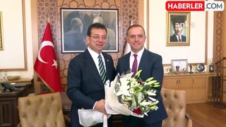 İmamoğlu, Sancaktepe Belediye Başkanı Alper Yeğin'i Tebrik Etti